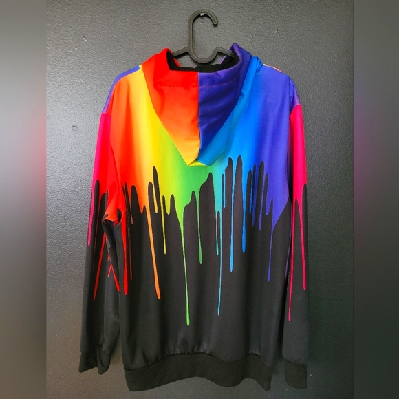 Multicolored hooded sweater - Picture 2 of 3